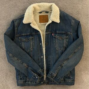 Levi’s Sherpa-lined denim jacket